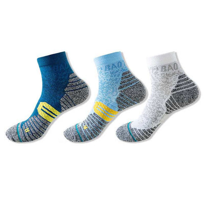 Chaussettes de compression à séchage rapide grande taille (3 paires) - Multicolore B (3 paires) - EU40-44 (US7-10) - image 14
