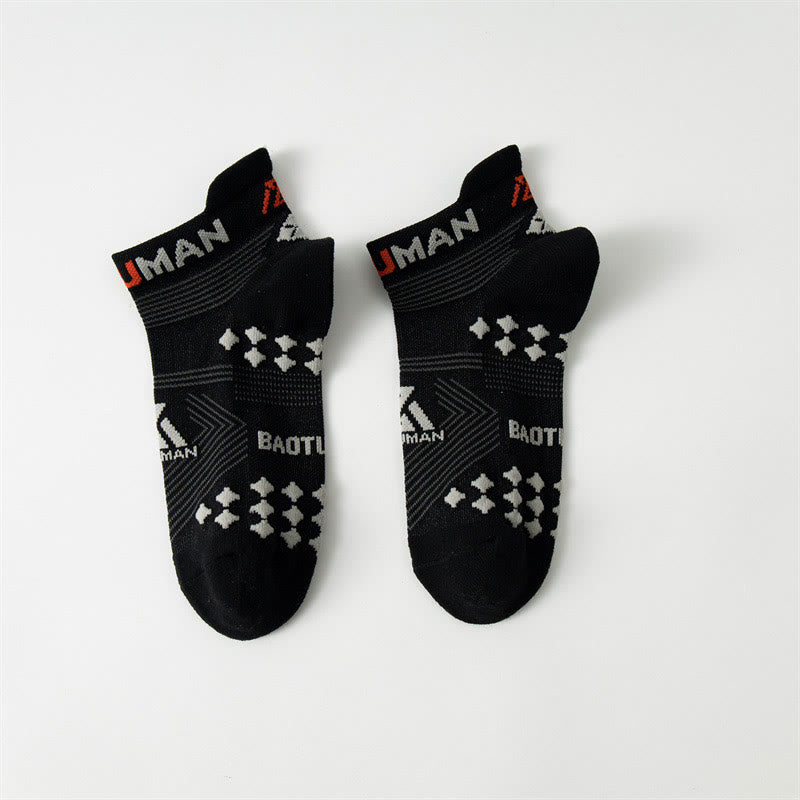 Chaussettes de compression antimicrobiennes grande taille (6 paires) - Noir - EU40-44 (US7-10) - image 10