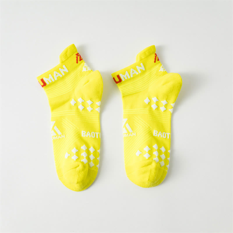 Chaussettes de compression antimicrobiennes grande taille (6 paires) - Jaune - EU40-44 (US7-10) - image 8