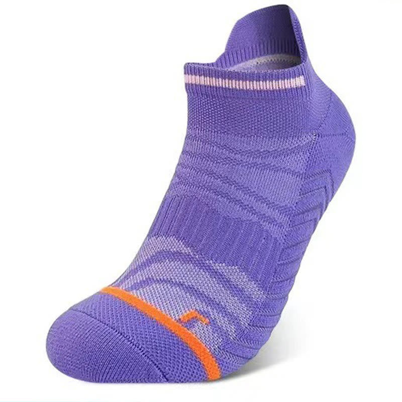 Chaussettes de compression pour chevilles Marathon grande taille (8 paires) - Violet - EU40-45 (US7-11) - image 10