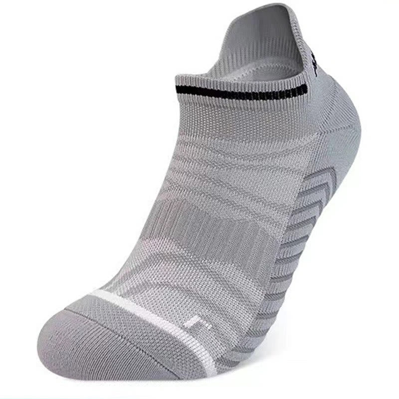 Chaussettes de compression pour chevilles Marathon grande taille (8 paires) - Gris - EU40-45 (US7-11) - image 13