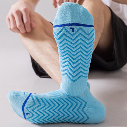 Chaussettes de compression pour chevilles Marathon grande taille (8 paires)