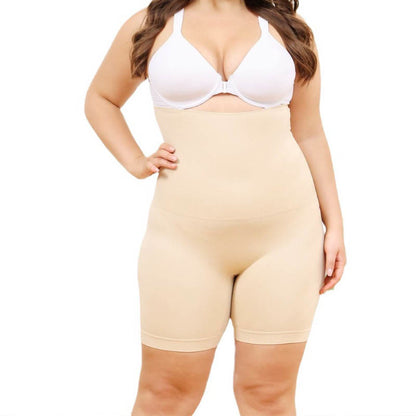 Short de compression taille haute grande taille