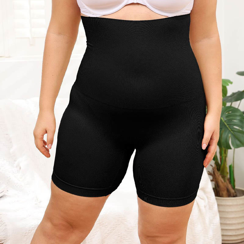 Short de compression taille haute grande taille