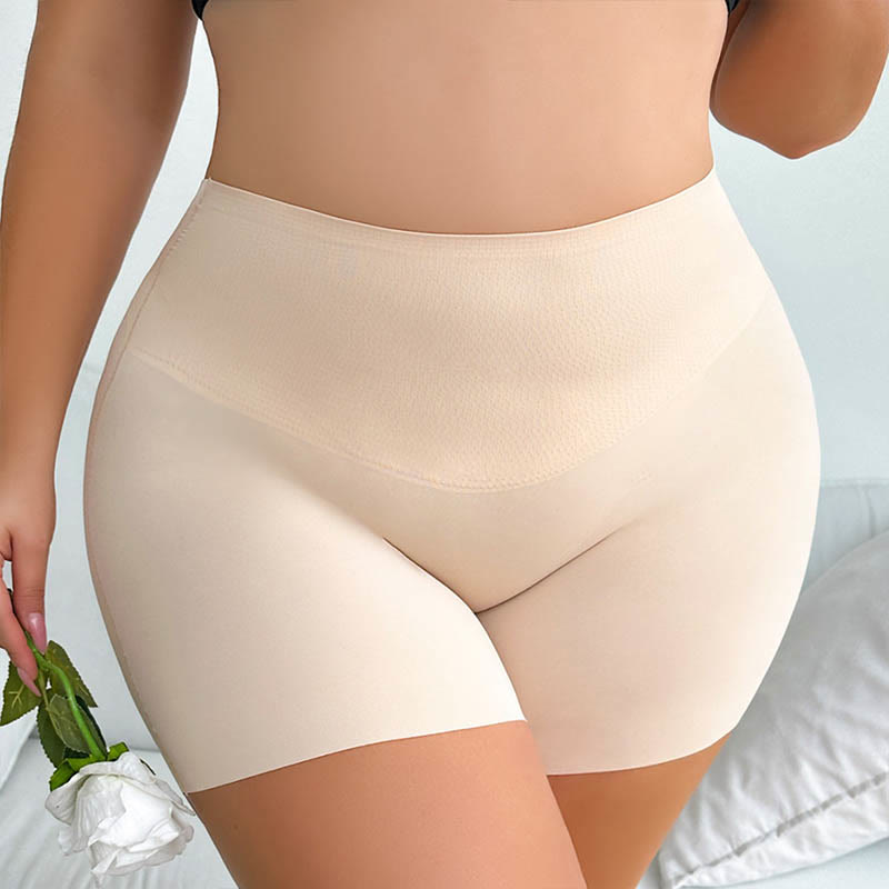 Short de compression sculptant grande taille - Abricot - 3XL - image 3