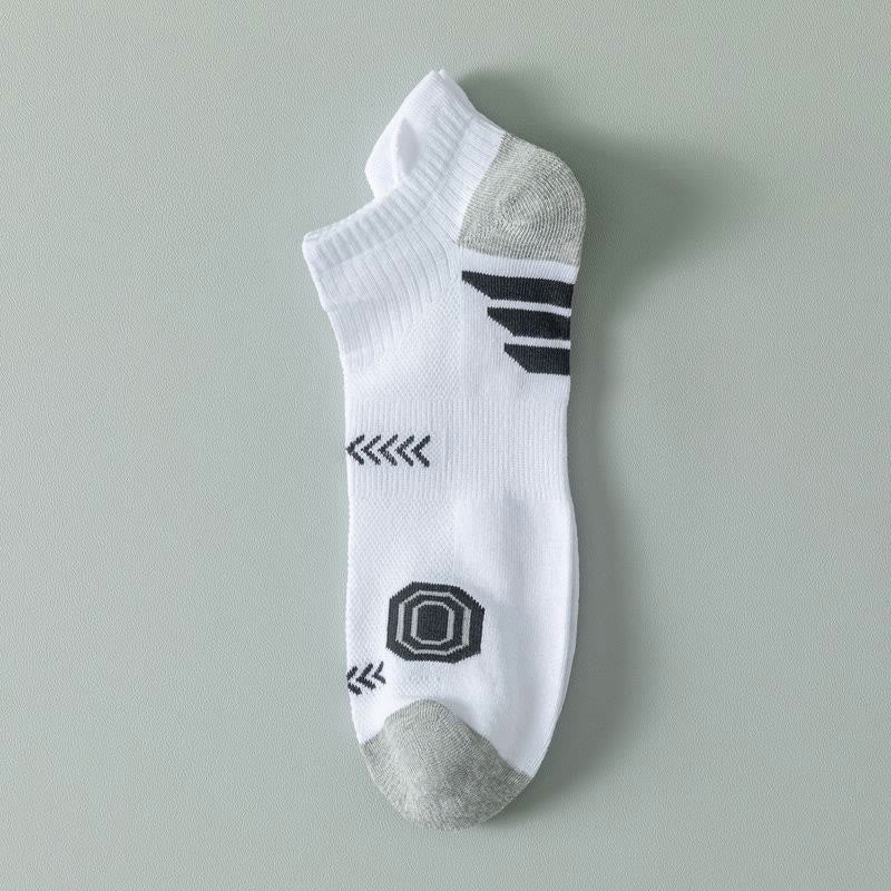 Chaussettes de compression tendance grande taille (5 paires) - Blanc - EU44-49 (US10-14) - image 9