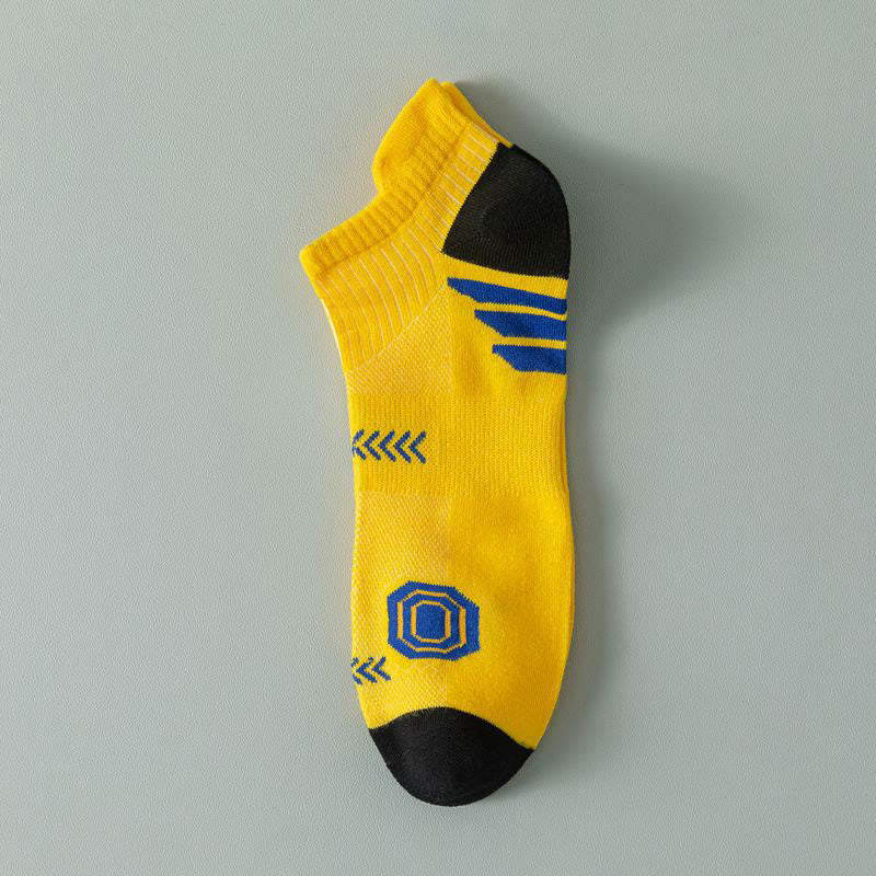 Chaussettes de compression tendance grande taille (5 paires) - Jaune - EU44-49 (US10-14) - image 10