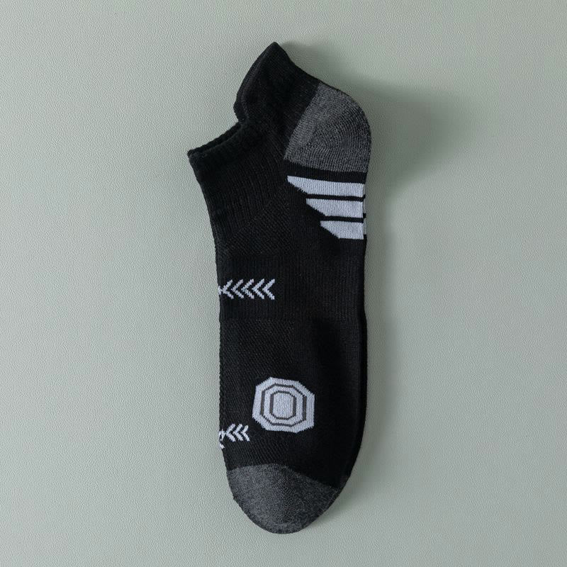 Chaussettes de compression tendance grande taille (5 paires) - Noir - EU44-49 (US10-14) - image 8