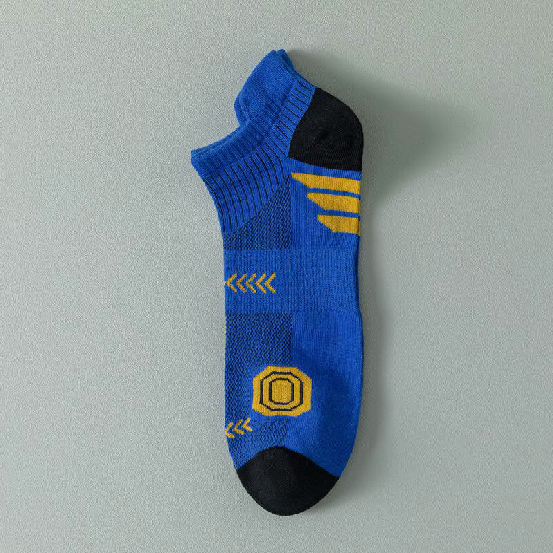 Chaussettes de compression tendance grande taille (5 paires) - Bleu royal - EU44-49 (US10-14) - image 7