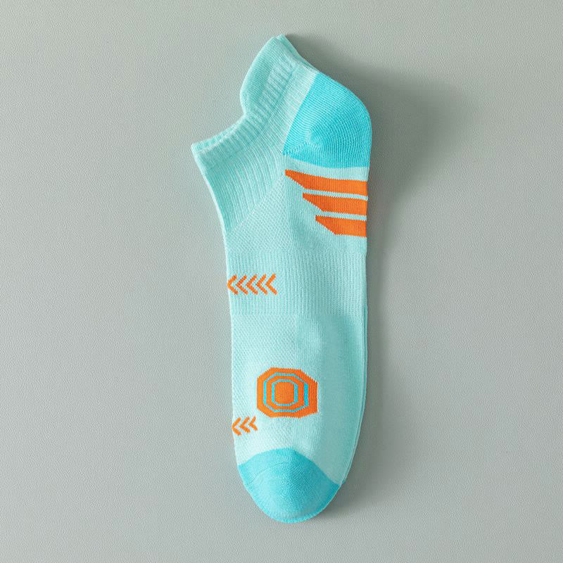 Chaussettes de compression tendance grande taille (5 paires) - Bleu clair - EU44-49 (US10-14) - image 11
