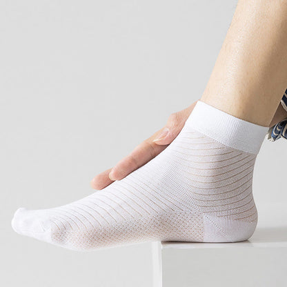 Chaussettes en soie glacée grande taille (5 paires)