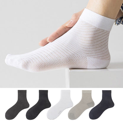 Chaussettes en soie glacée grande taille (5 paires)