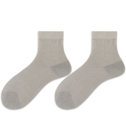 Chaussettes en soie glacée grande taille (5 paires)