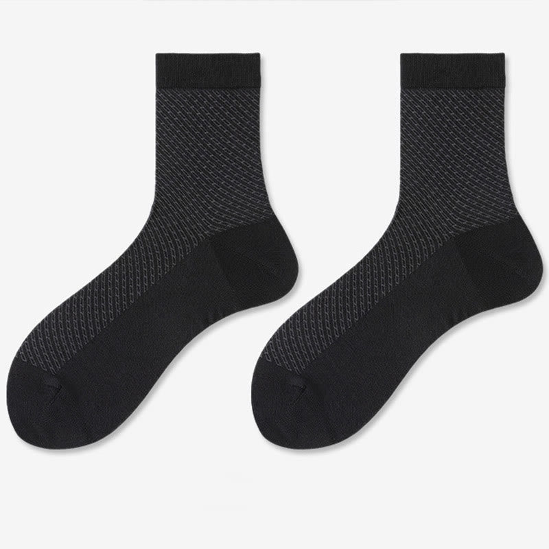 Chaussettes douces quart de tour (5 paires) - Noir - EU38-44 (US5-10) - image 9