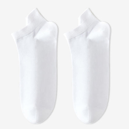 Chaussettes basses en coton doux (6 paires) - Blanc - EU38-45 (US5-11) - image 6