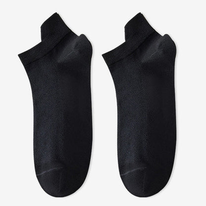 Chaussettes basses en coton doux (6 paires) - Noir - EU38-45 (US5-11) - image 7