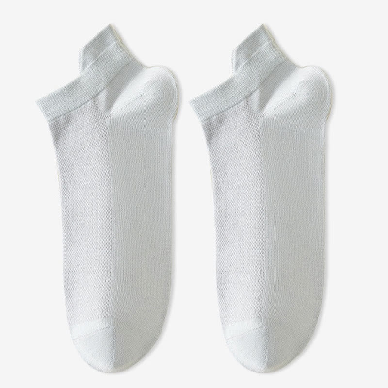 Chaussettes basses en coton doux (6 paires) - Gris clair - EU38-45 (US5-11) - image 8