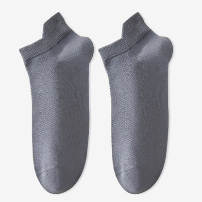 Chaussettes basses en coton doux (6 paires) - Gris foncé - EU38-45 (US5-11) - image 10
