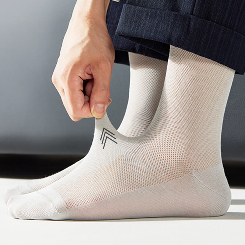 Chaussettes classiques en maille grande taille (5 paires)