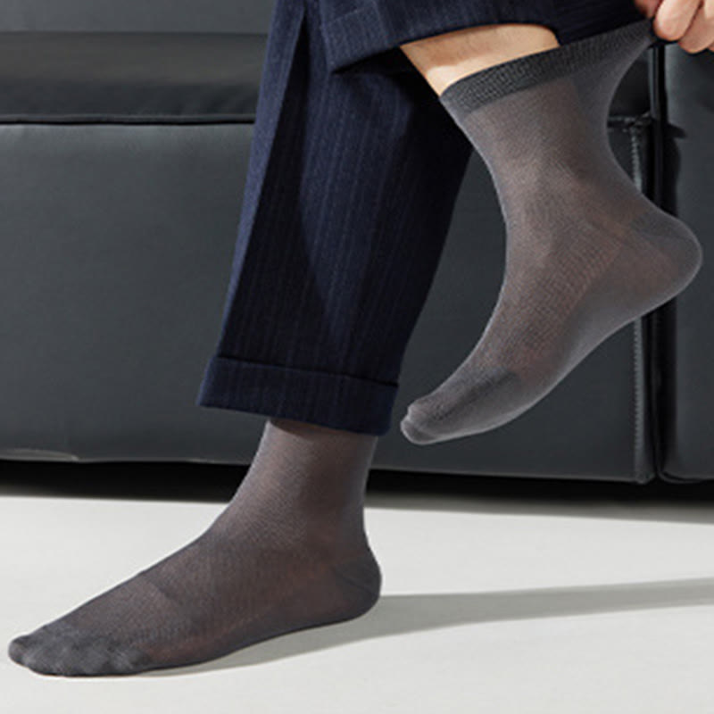 Chaussettes classiques en maille (5 paires) - image 1