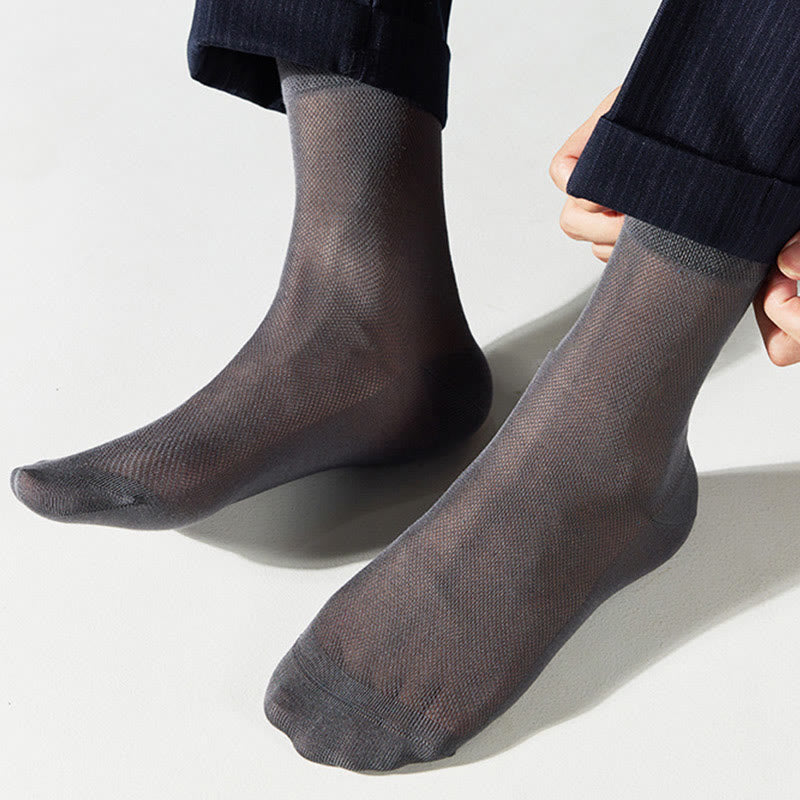 Chaussettes classiques en maille (5 paires) - image 3