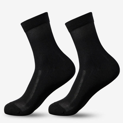 Chaussettes classiques en maille (5 paires) - Noir - EU38-45 (US5-11) - image 6