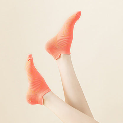 Chaussettes de compression souples pour la course à pied, grande taille (5 paires)