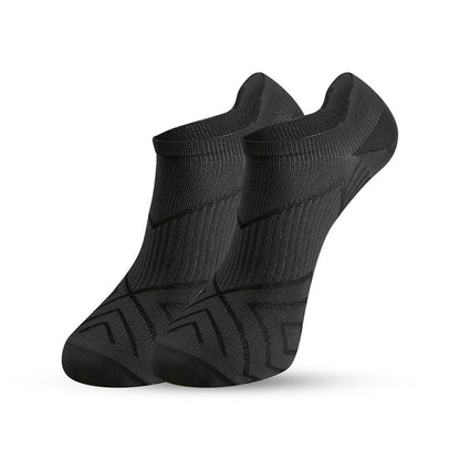 Chaussettes de compression souples pour la course à pied, grande taille (5 paires) - Noir - EU41-45 (US7.5-11) - image 8