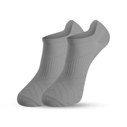 Chaussettes de compression souples pour la course à pied, grande taille (5 paires) - Gris - EU41-45 (US7.5-11) - image 4