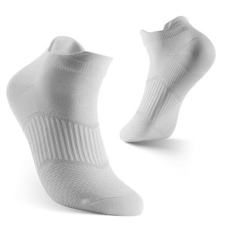 Chaussettes de compression à séchage rapide pour la cheville, grande taille (8 paires) - Gris - EU37-45 (US4-11) - image 2