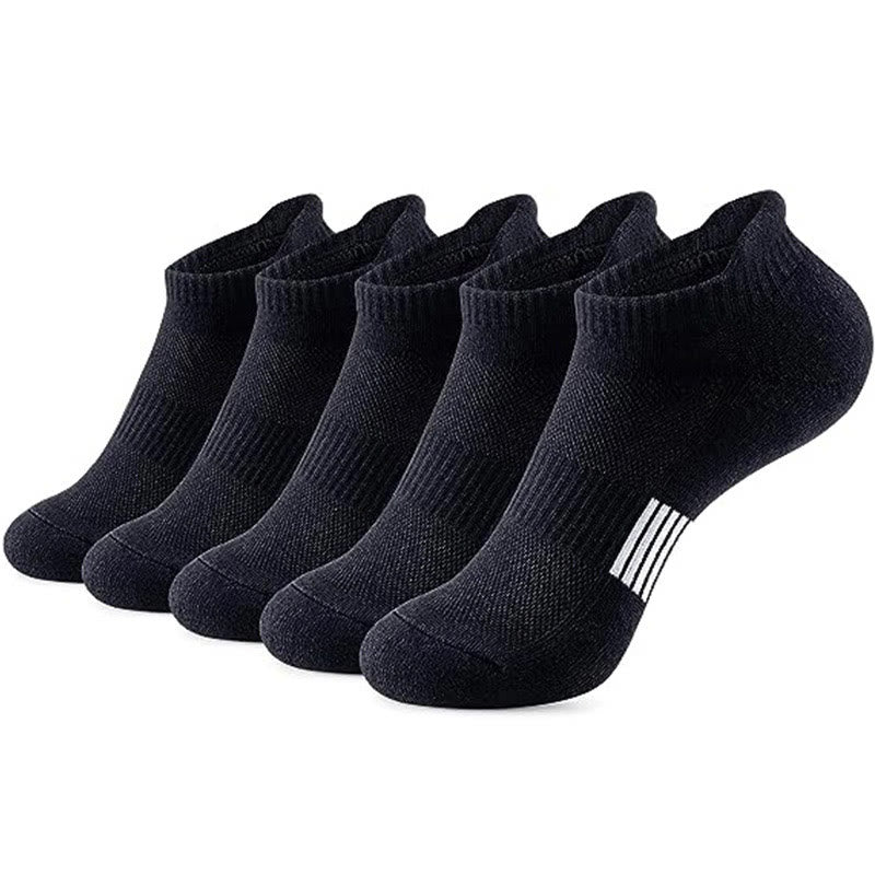 Chaussettes basses décontractées de couleur unie (15 paires) - Noir - EU37-45 (US4-11) - image 3
