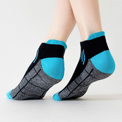 Chaussettes de compression à la cheville, grande taille, résistantes à la décoloration (6 paires)