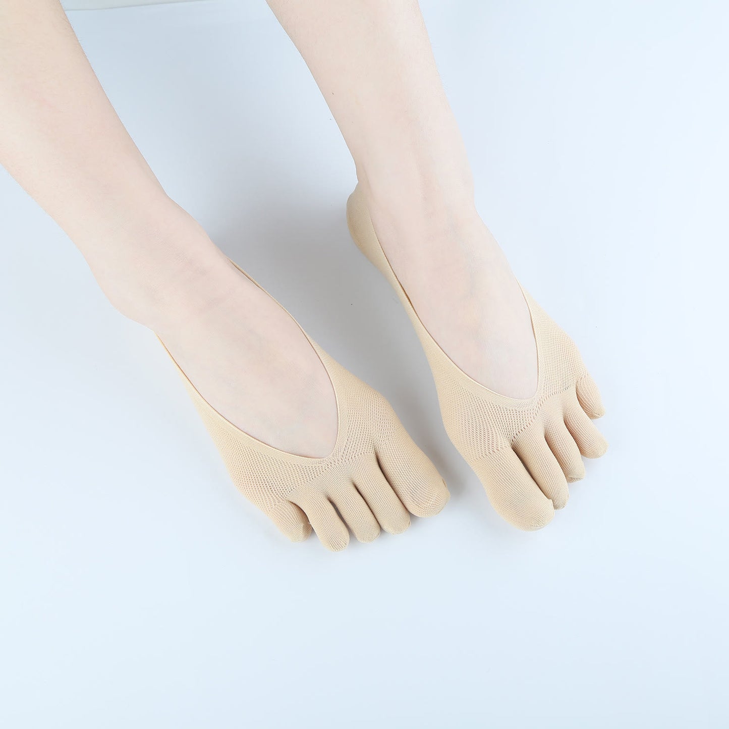 Chaussettes d'alignement évacuant l'humidité (5 paires) - Nu - EU36-40 (US3-7) - image 1