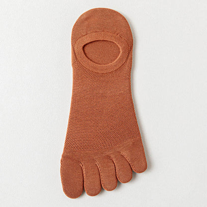 Chaussettes d'alignement en maille (6 paires) - Orange - EU37-43 (US4-9) - image 18