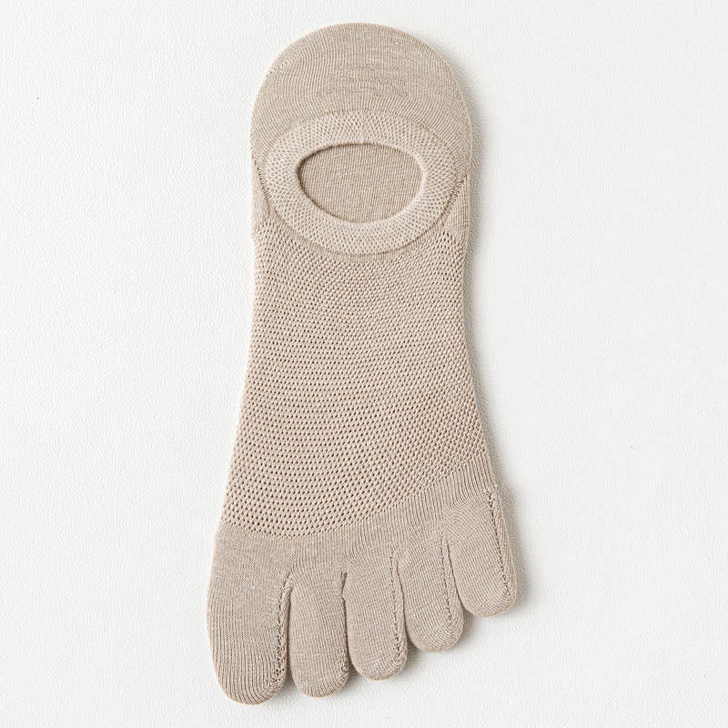 Chaussettes d'alignement en maille (6 paires) - Kaki - EU37-43 (US4-9) - image 13