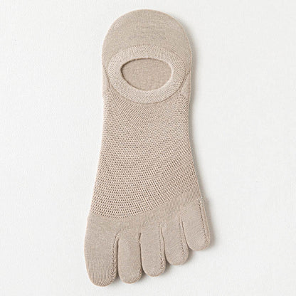 Chaussettes d'alignement en maille (6 paires) - Kaki - EU37-43 (US4-9) - image 13