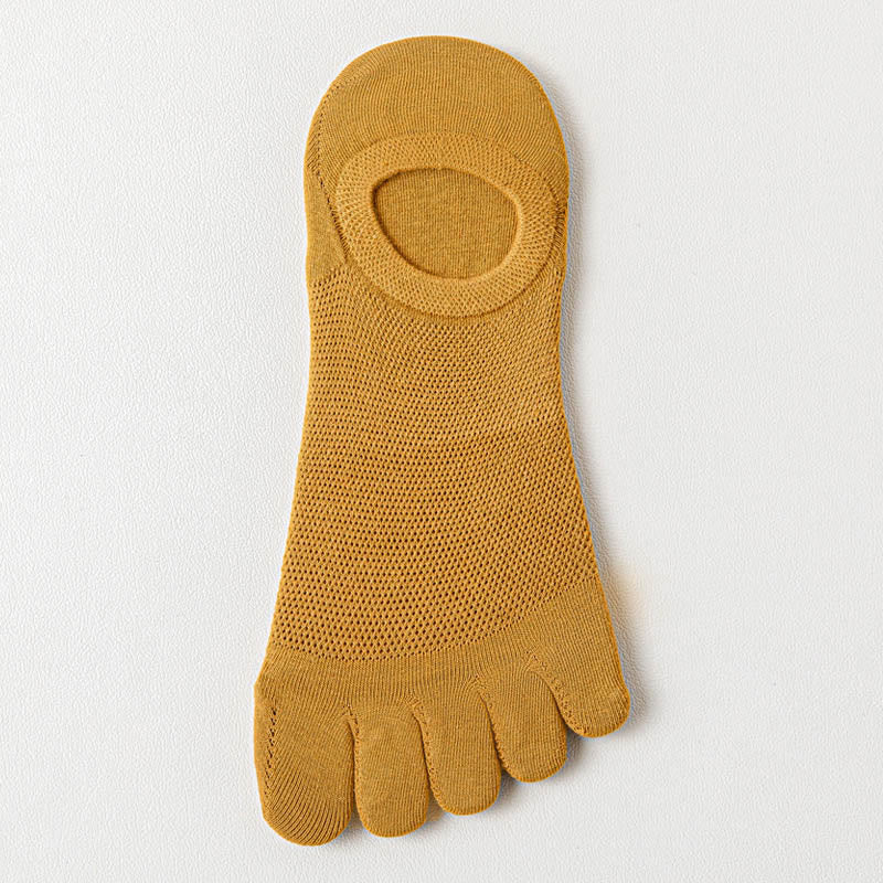 Chaussettes d'alignement en maille (6 paires) - Jaune - EU37-43 (US4-9) - image 17