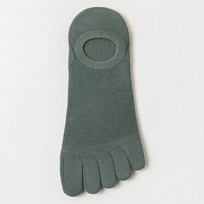 Chaussettes d'alignement en maille (6 paires) - Vert foncé - EU37-43 (US4-9) - image 15