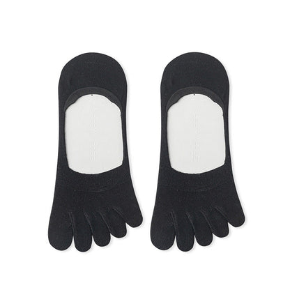 Chaussettes d'alignement de couleur unie (4 paires) - Noir - EU39-43 (US6-9) - image 8