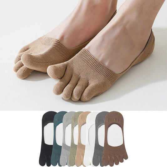 Chaussettes d'alignement de couleur unie grande taille (4 paires)