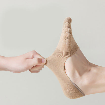 Chaussettes d'alignement de couleur unie (4 paires) - image 3