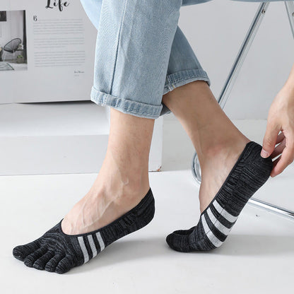 Chaussettes rétro-alignées (5 paires) - Noir - EU39-44 (US6-10) - image 6