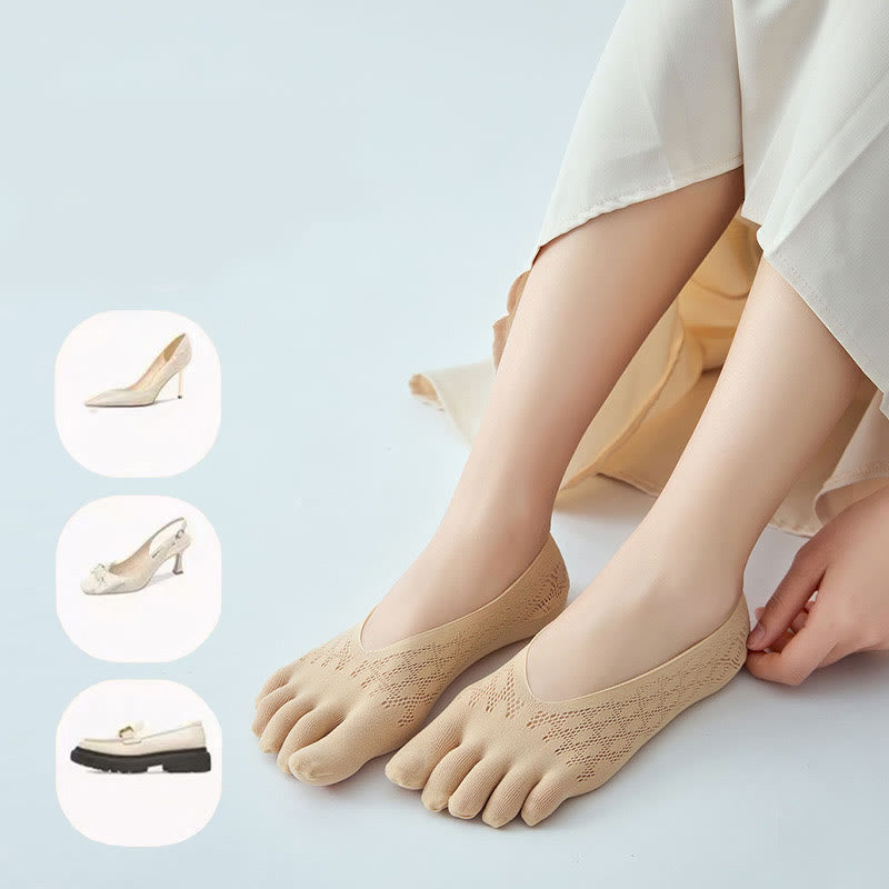 Chaussettes d'alignement antidérapantes grande taille (5 paires)