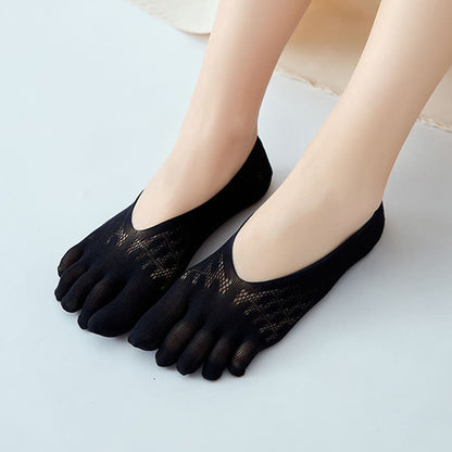 Chaussettes d'alignement antidérapantes (5 paires) - Noir - EU36-40 (US3-7) - image 9