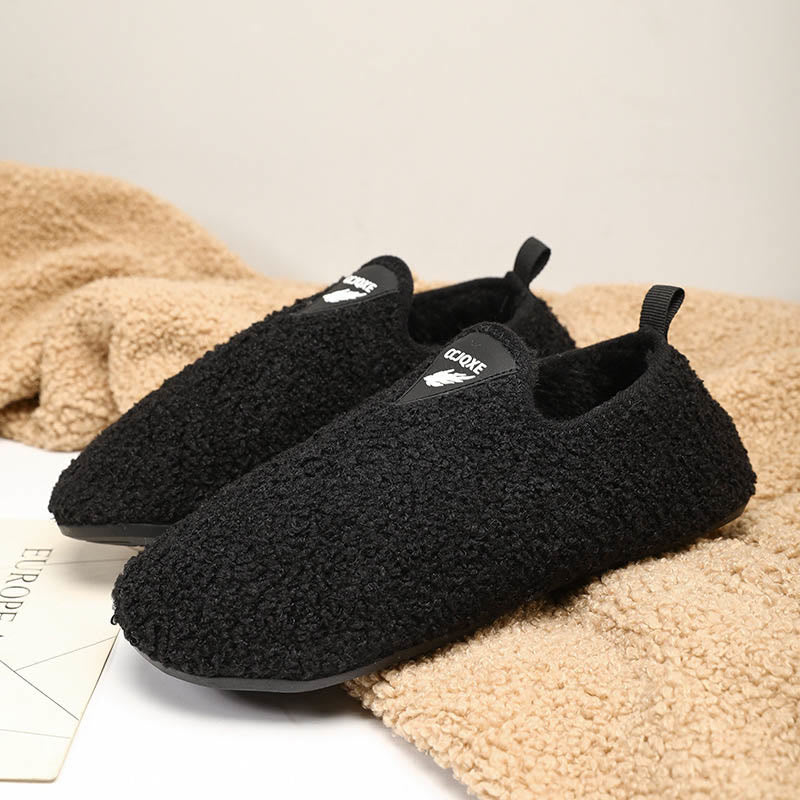 Chaussons-chaussettes souples grande taille - Noir - 3XL - image 4