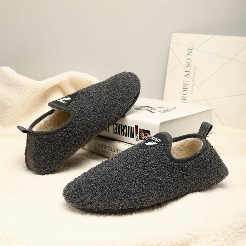 Chaussons-chaussettes souples grande taille - Gris - 3XL - image 3