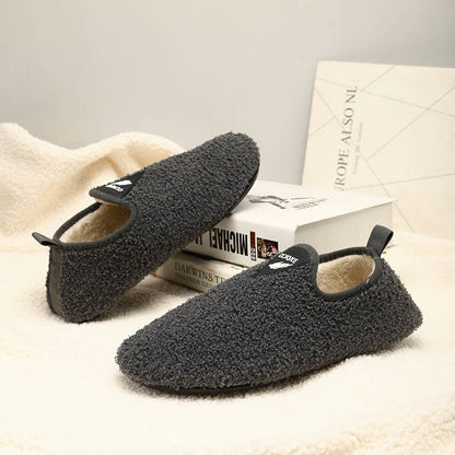 Chaussons-chaussettes souples grande taille - Gris - 3XL - image 3