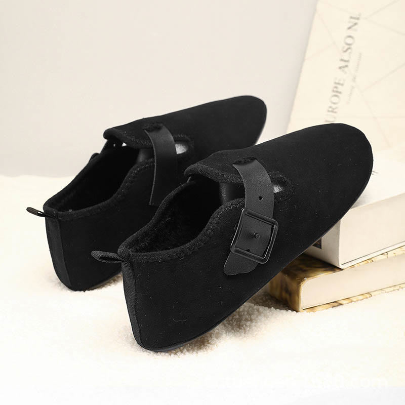 Chaussons-chaussettes style britannique grande taille