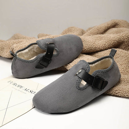 Chaussons-chaussettes style britannique grande taille - Gris - 3XL - image 5