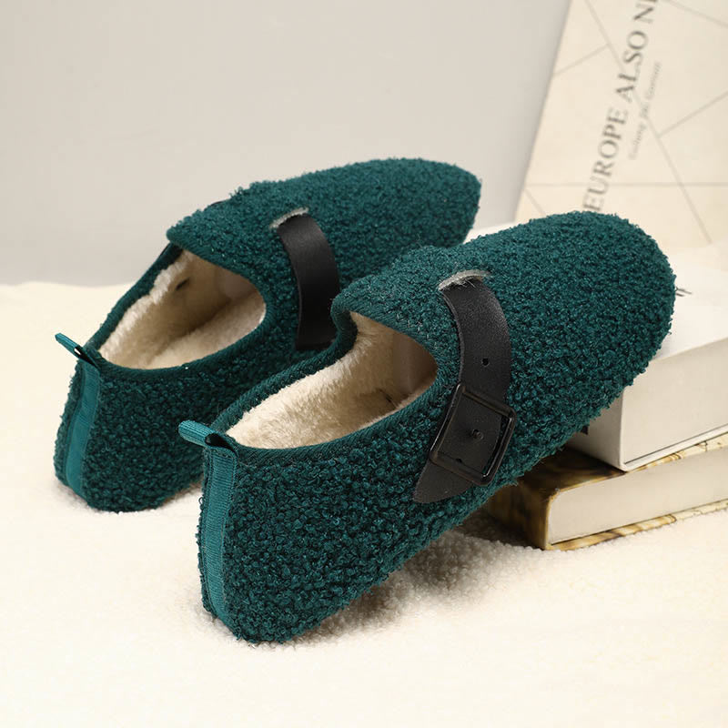 Chaussons-chaussettes à boucle grande taille